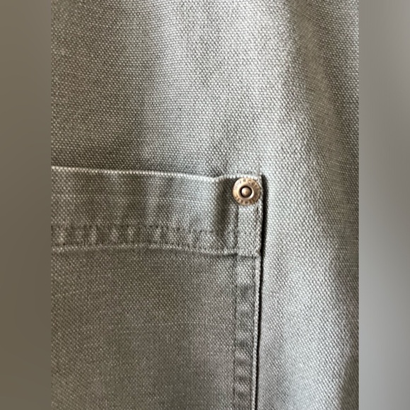 Vintage Carhartt Flannel-Lined Green Shirt Jacket - Picture 4 of 11